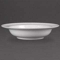Olympia Whiteware Wide Rim Bowls 228mm 710ml/25oz (Pack of 4)