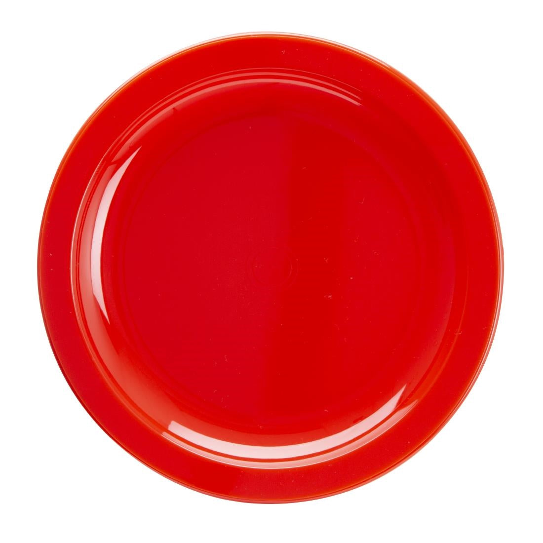 Olympia Kristallon Polycarbonate Plates Red 174mm (Pack of 12)