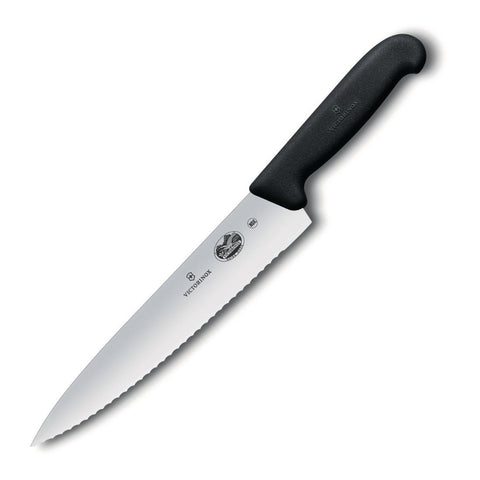 Victorinox Fibrox Serrated Carving Knife 25.4cm