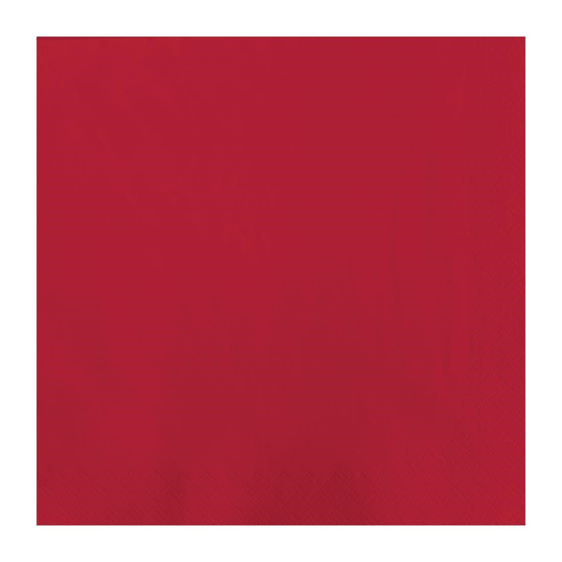 Fasana Dinner Napkin Red 40x40cm 3ply 1/4 Fold (Pack of 1000)