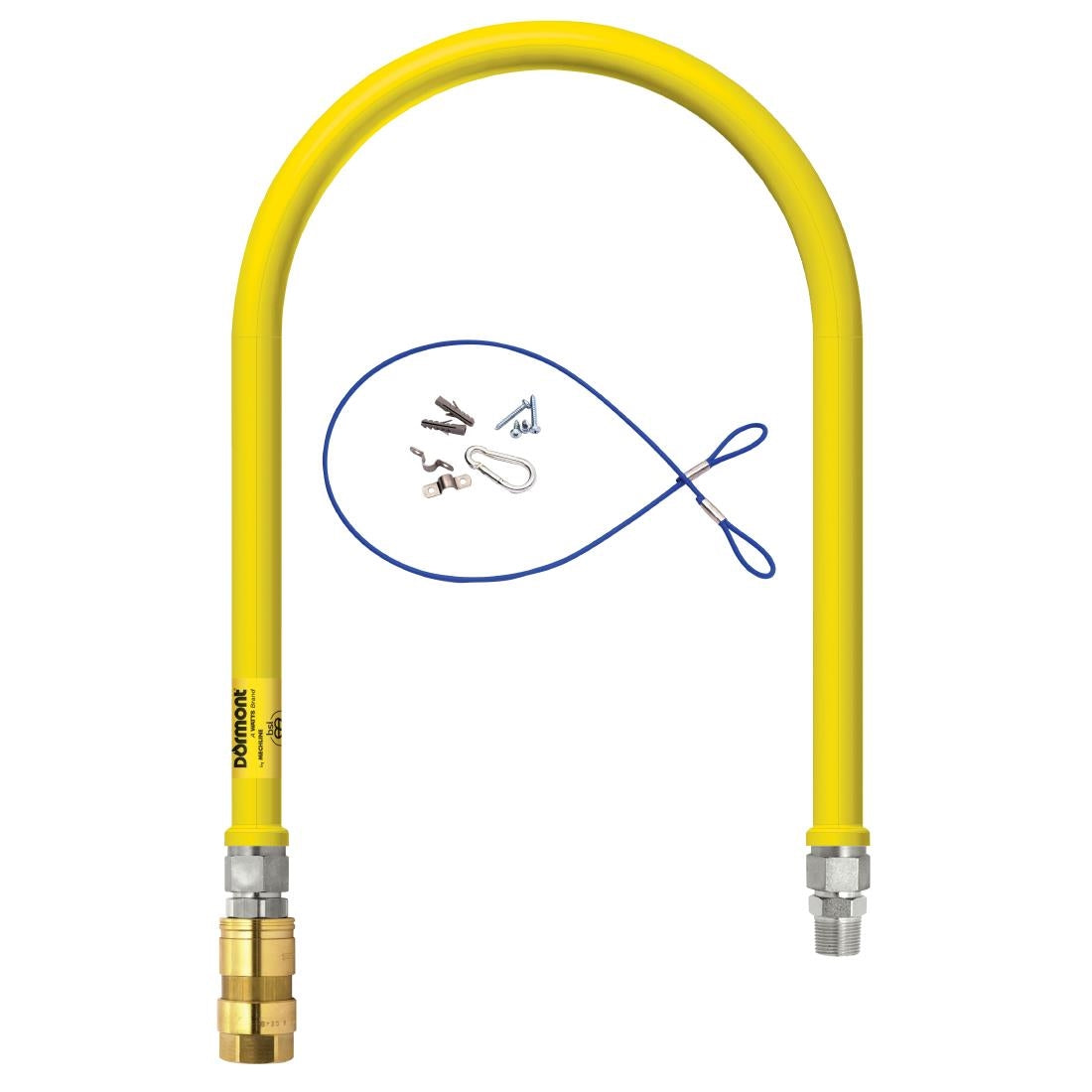 Dormont Quick Release Gas Hose 1/2" 1200mm 2650NPVF48