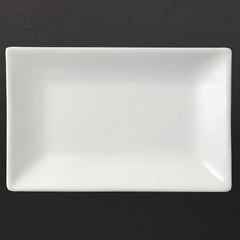 Olympia Whiteware Serving Rectangular Platters 200x 130mm (Pack of 6)