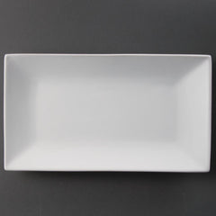 Olympia Whiteware Serving Rectangular Platters 310mm (Pack of 2)