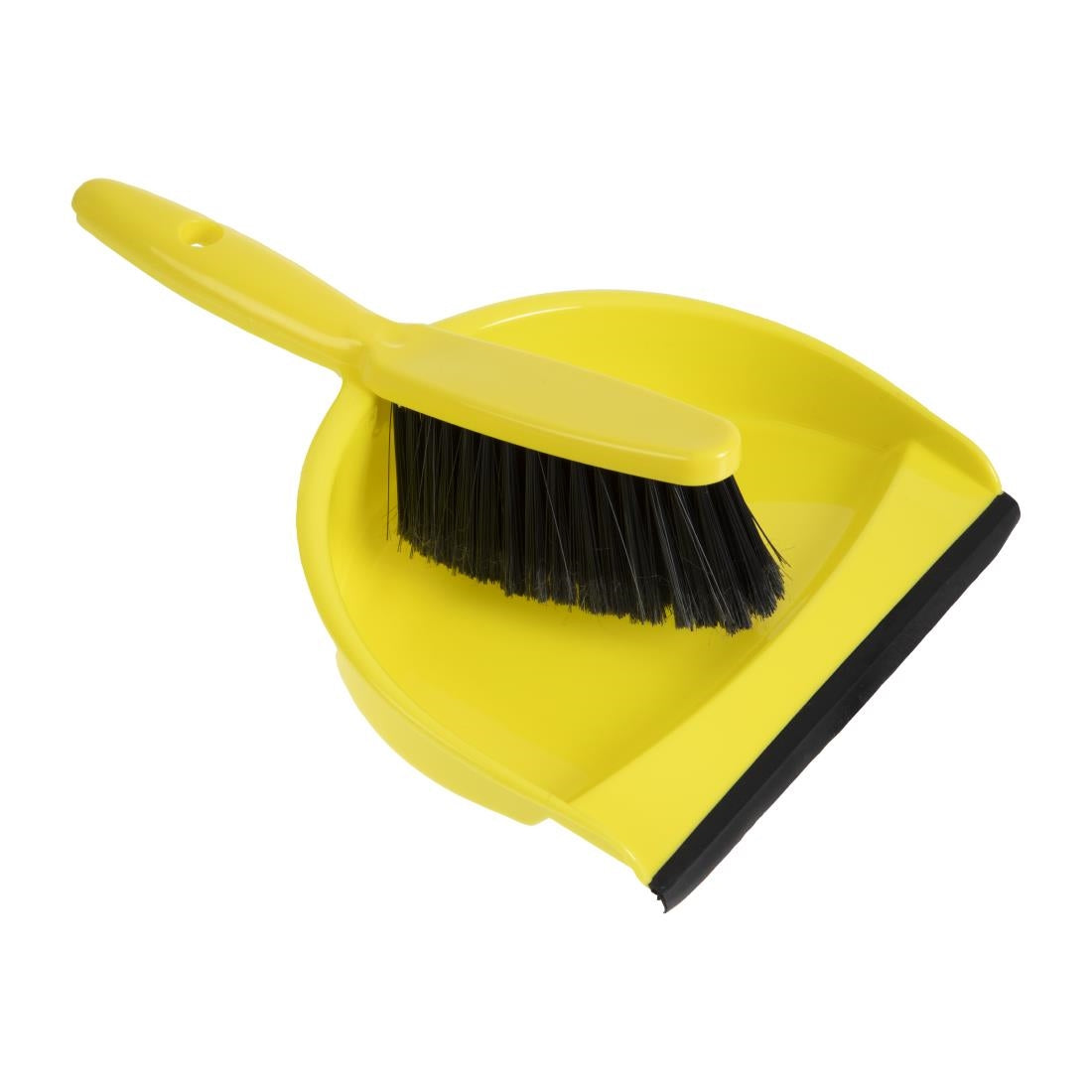 Jantex Soft Dustpan and Brush Set Yellow