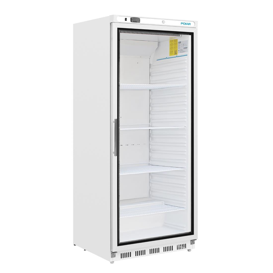 Polar C-Series Upright Display Fridge 600Ltr White