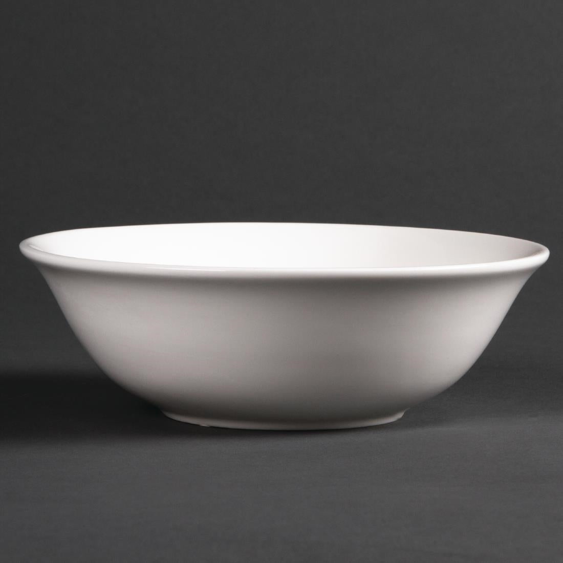Olympia Lumina Cereal Bowls White 160mm (Pack of 6)