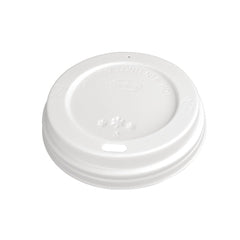 Fiesta Recyclable Coffee Cup Lids White 340ml / 12oz and 455ml / 16oz (Pack of