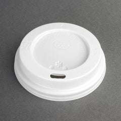 Fiesta Recyclable Coffee Cup Lids White 225ml / 8oz (Pack of