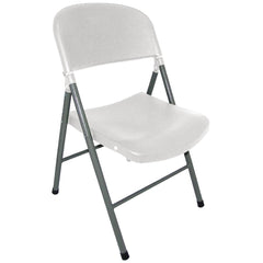 Bolero Foldaway Utility Chairs White (Pack of 2)