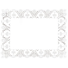 Olympia Rectangular Paper Doilies 400mm (Pack of 250)