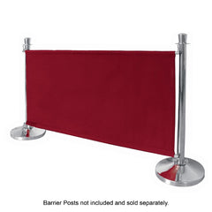 Bolero Red Canvas Barrier