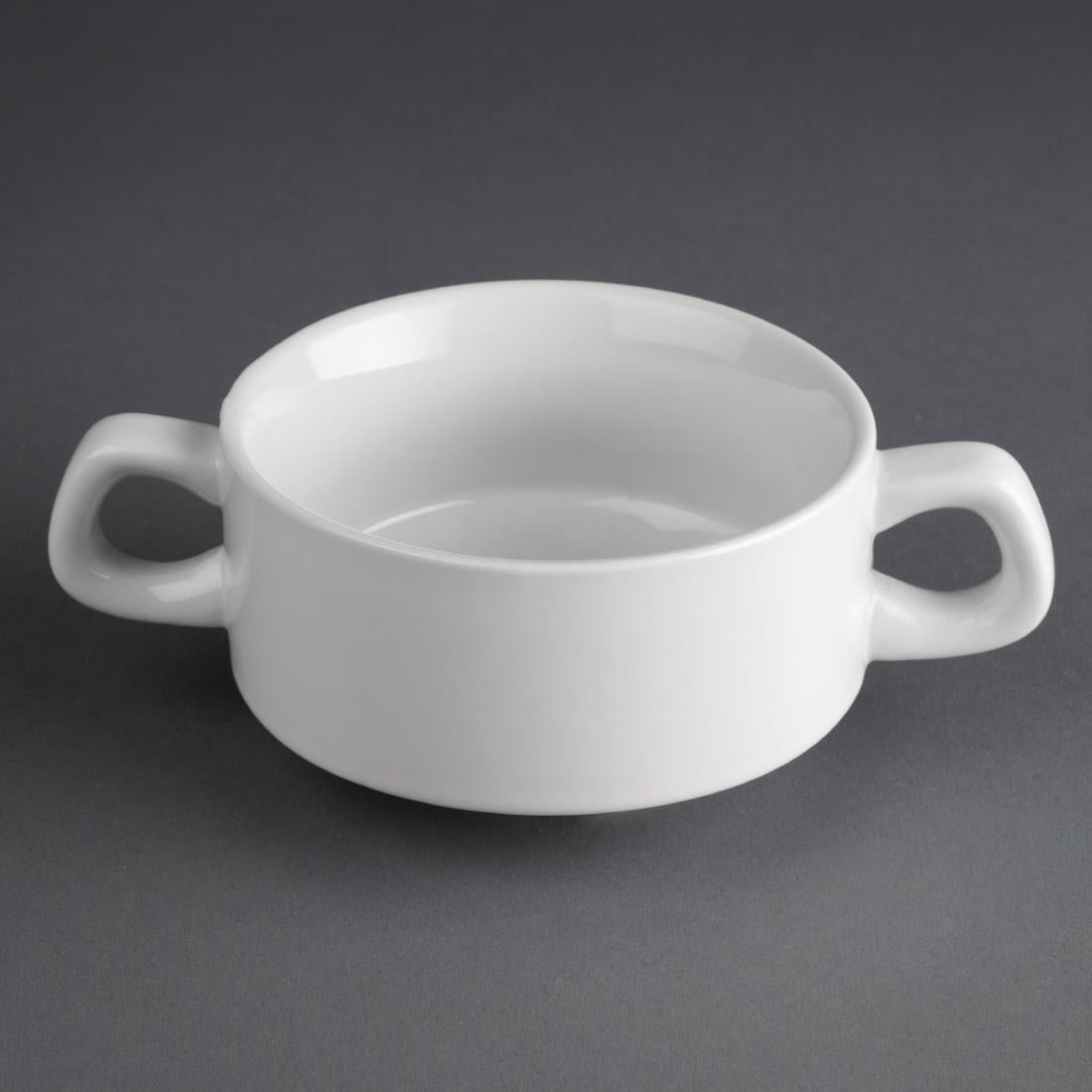Olympia Athena Stacking Soup Bowls 160mm/4 1/4" 290ml (Pack of 12)