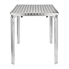 Bolero Steel and Aluminium Square Leg Table 600mm