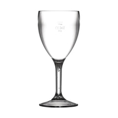 BBP Polycarbonate Wine Glasses 255ml CE Marked at 175ml (Pack of 12)