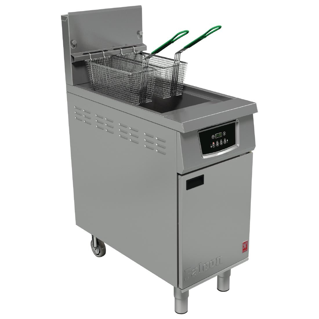 Falcon 400 Series Single Tank Twin Basket Free Standing Propane Gas Filtration Fryer G402F