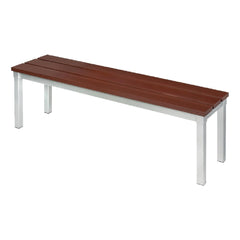 Enviro Outdoor Walnut Effect Faux Wood Bench 3ft