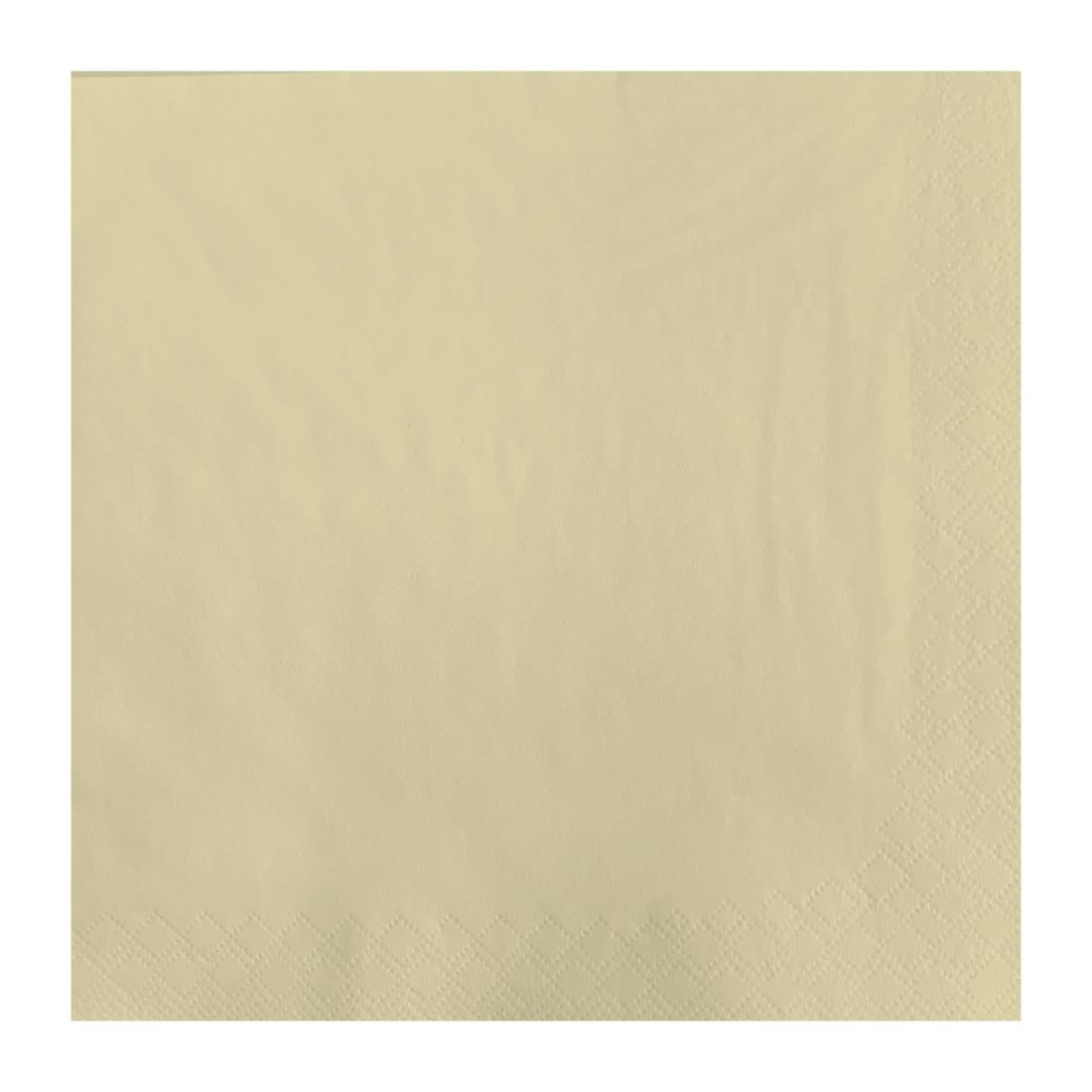 Fasana Lunch Napkin Crème 33x33cm 2ply 1/4 Fold (Pack of 1500)