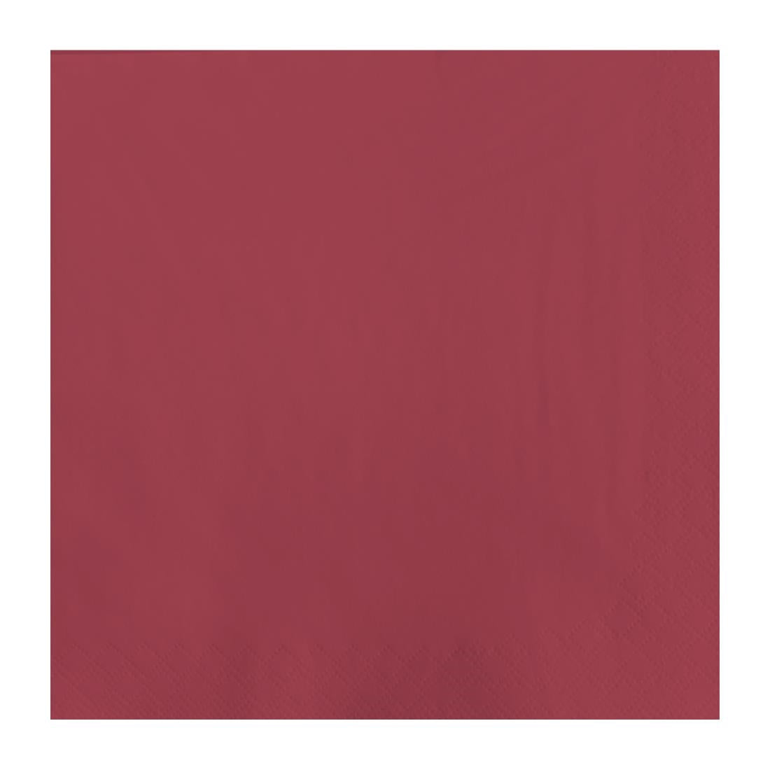 Fasana Lunch Napkin Bordeaux 33x33cm 2ply 1/4 Fold (Pack of 1500)