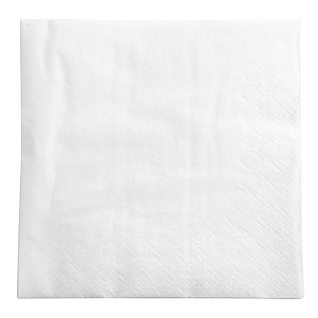 Fasana Cocktail Napkin White 240x240mm 2ply 1/4 Fold (Pack of 1500)