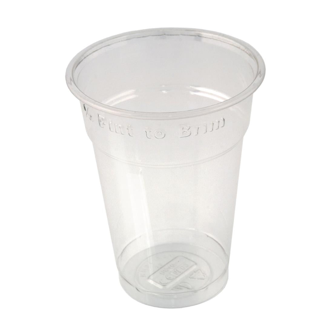 Huhtamaki Disposable Half Pint to Brim Tumblers UKCA CE Marked (Pack of 1000)