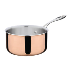 Vogue Copper Tri-Wall Saucepan 180mm