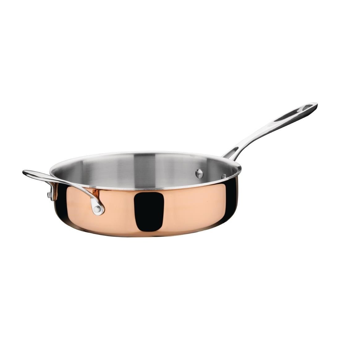 Vogue Copper Tri-Wall Sauté Pan 24cm