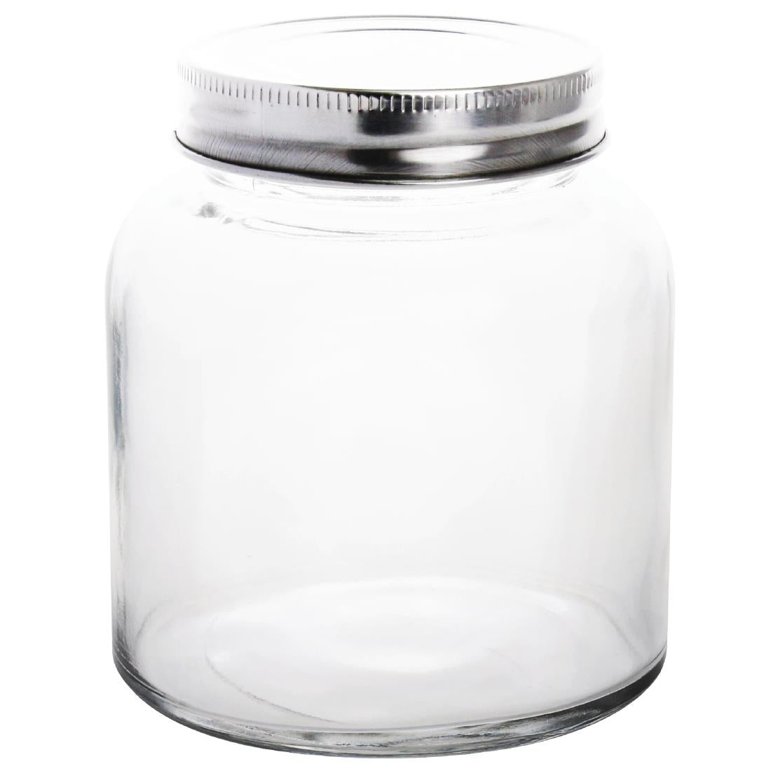 Vogue Glass Screw Top Preserving Jar 330ml (Pack of 6)