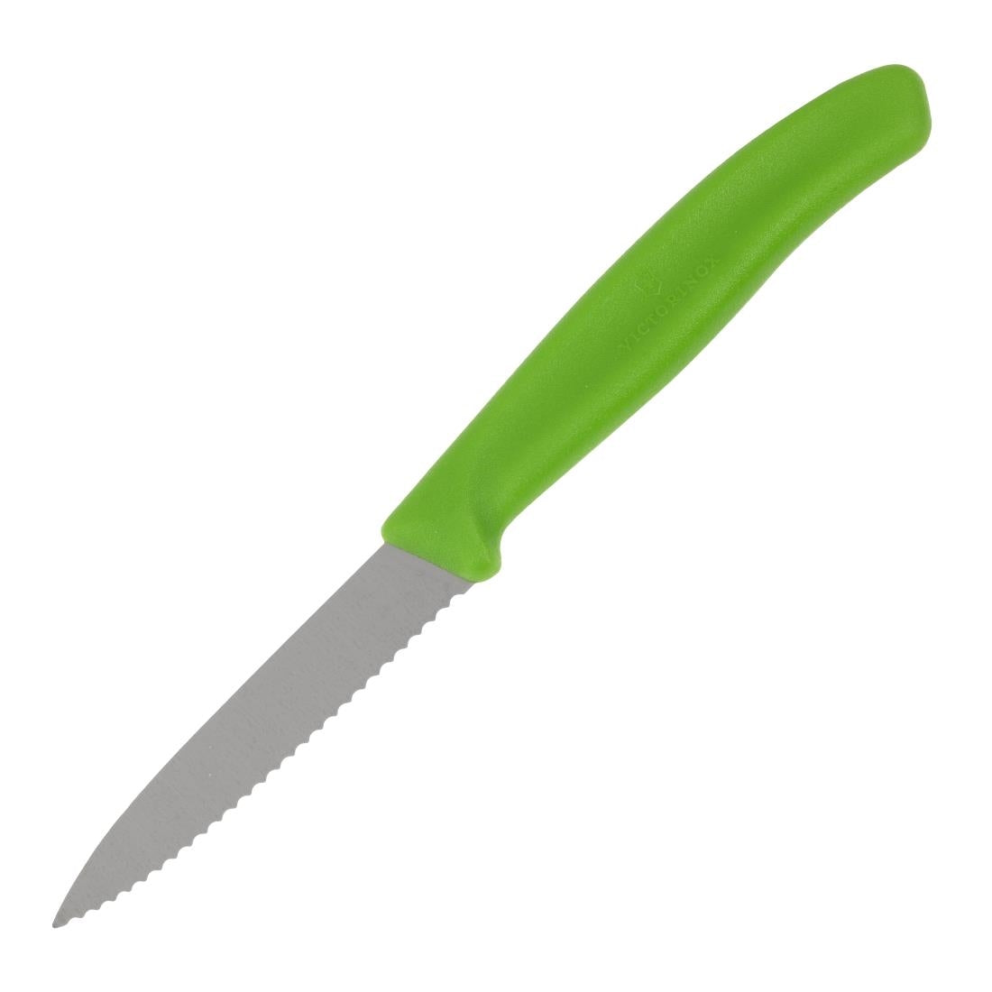 Victorinox Serrated Paring Knife Green 8.1cm