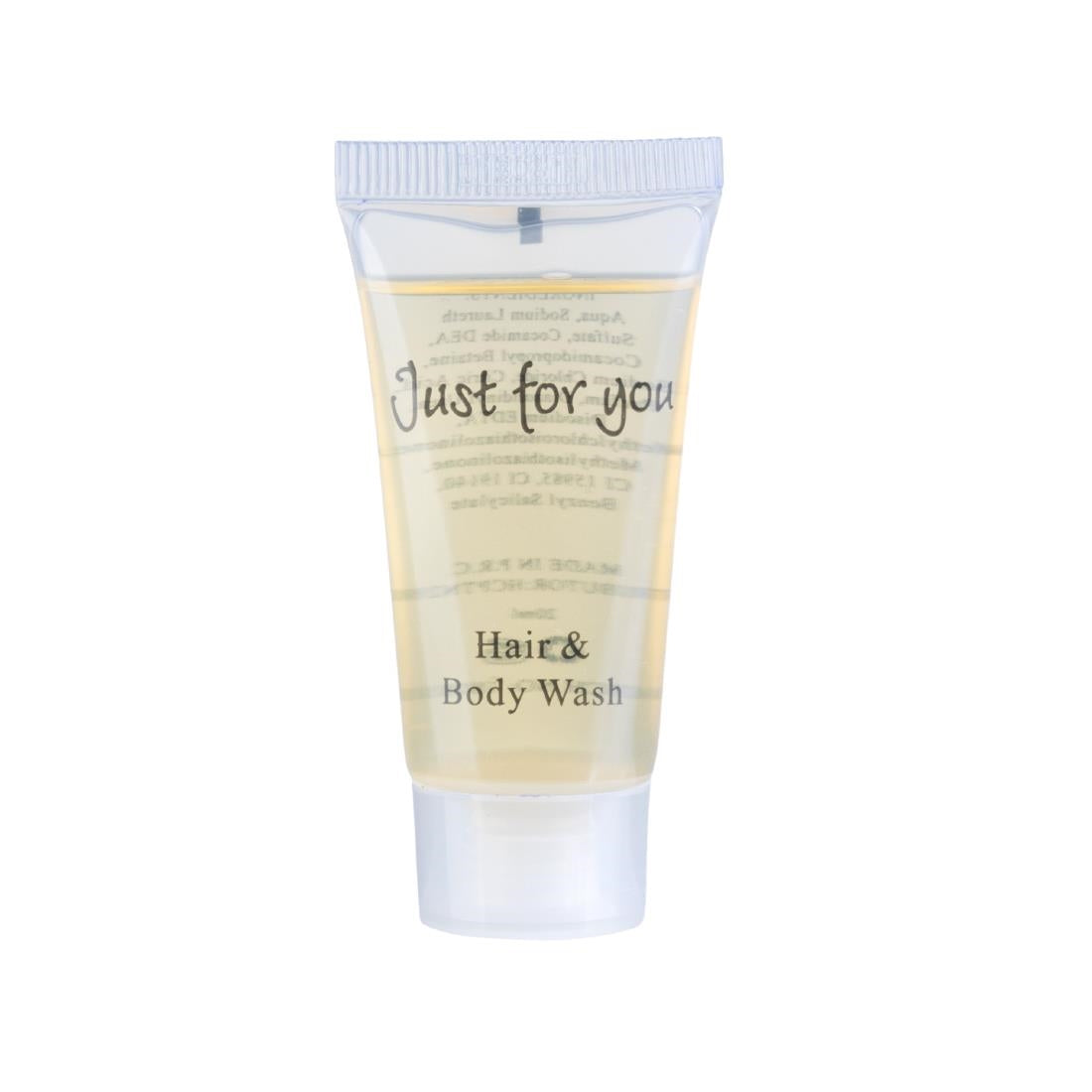 Hotel Complimentary Just For You Hair & Body Wash 20ml (Pack of 100)