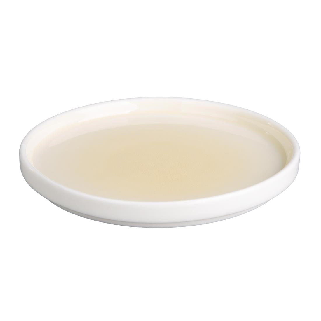 Olympia Fondant Plates Lemon 156mm (Pack of 6)