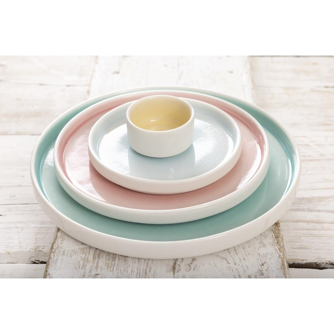 Olympia Fondant Plates Mint 270mm (Pack of 4)