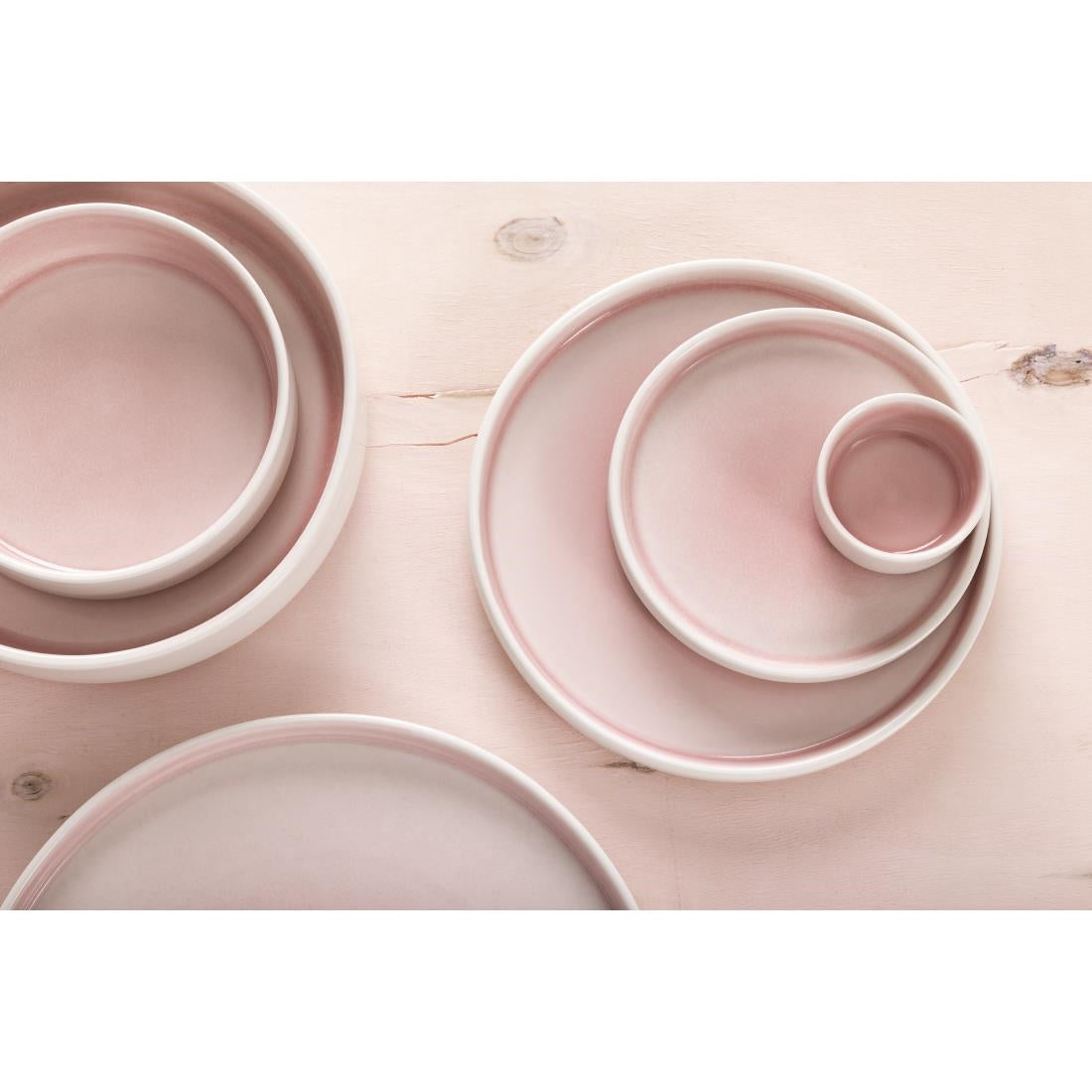 Olympia Fondant Plates Pink 156mm (Pack of 6)