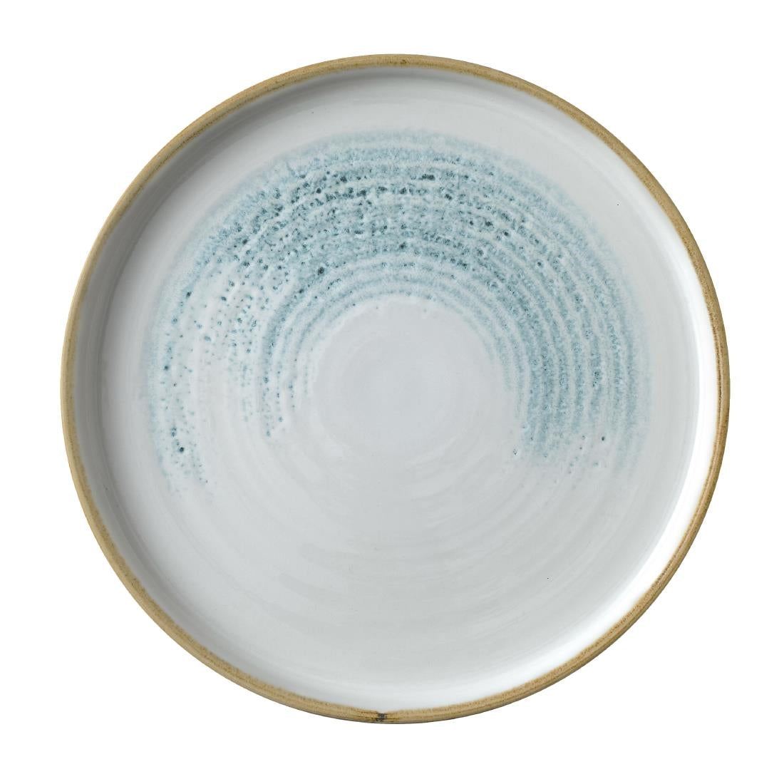 Churchill Homespun Accents Aquamarine Walled Plate 220mm (Pack of 6)