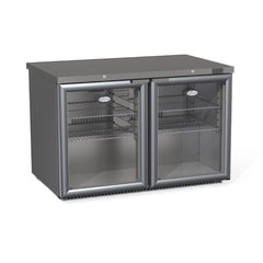 Foster 2 Glass Door 360Ltr Under Counter Fridge with Light HR360G-13/251