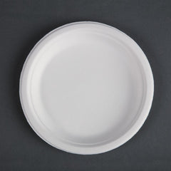 Fiesta Compostable Bagasse Plates Round 179mm (Pack of 50)