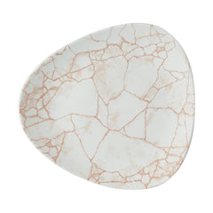 Churchill Studio Prints Kintsugi Lotus Plates Coral 178mm (Pack of 12)