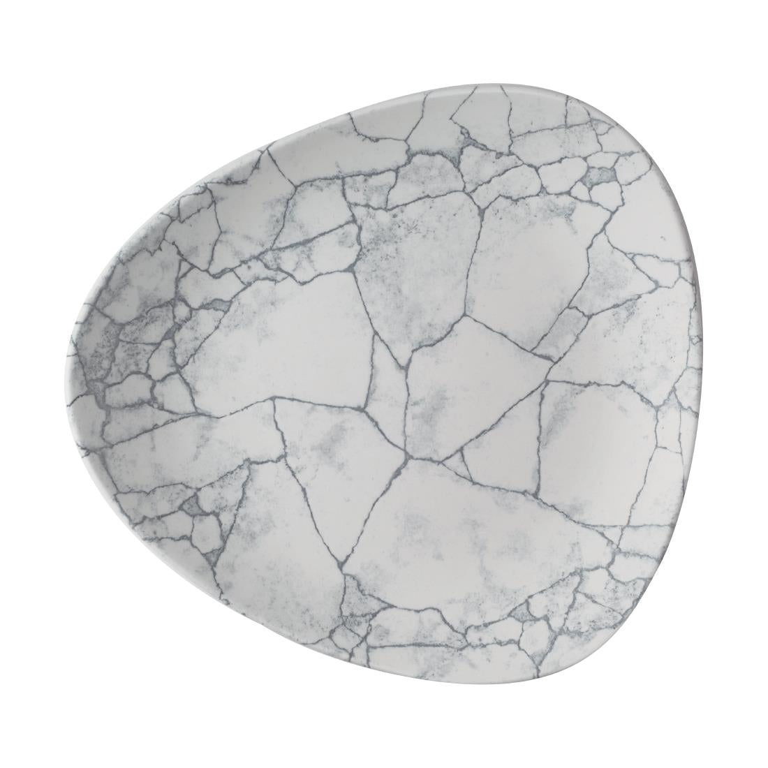 Churchill Studio Prints Kintsugi Pearl Grey Lotus Plates 254mm (Pack of 12)