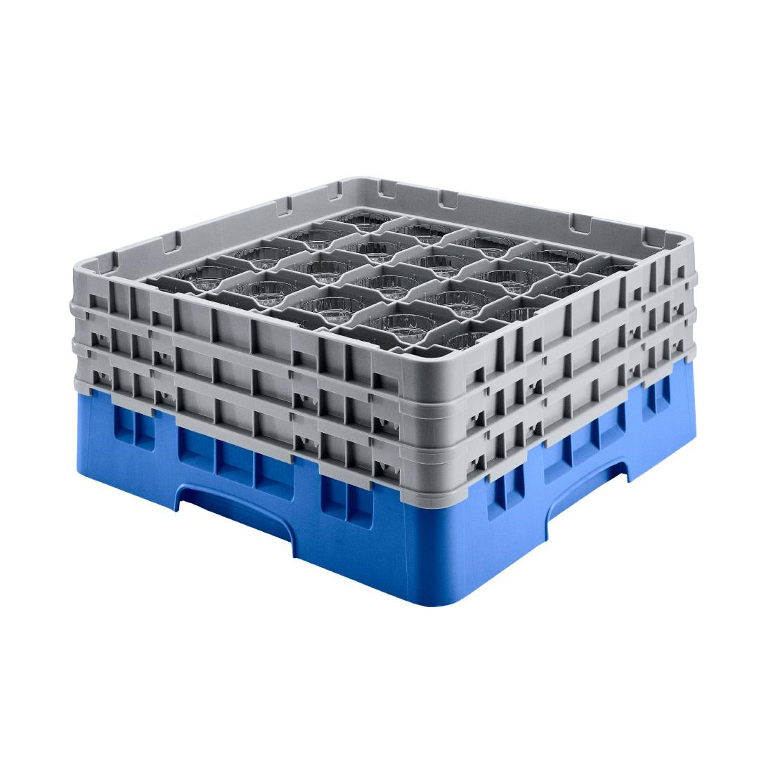 Cambro Camrack Blue 36 Compartments Max Glass Height 156mm