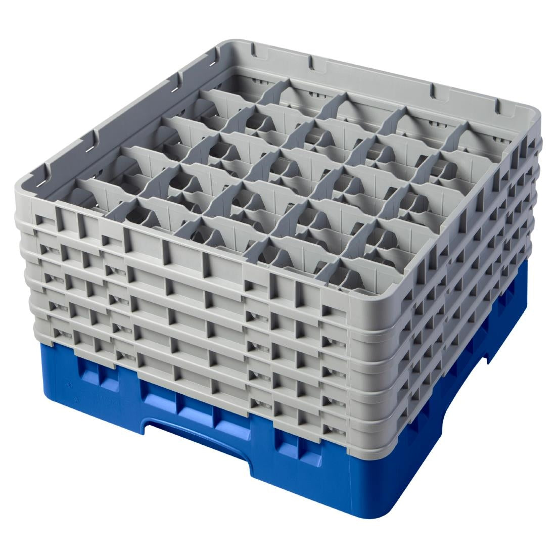 Cambro Camrack Blue 25 Compartments Max Glass Height 258mm