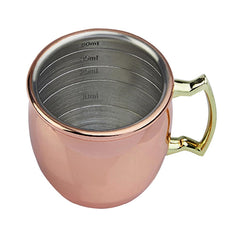 Beaumont Copper Curved Jigger 25ml/50ml