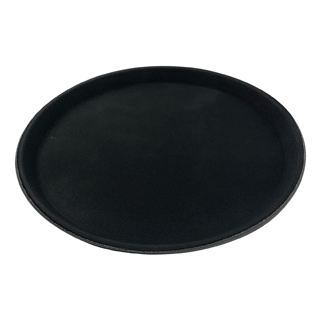 Beaumont Non-Slip Round Tray Black 355mm