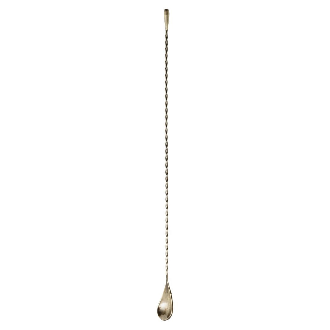 Beaumont Collinson Antique Brass Plated Spoon 450mm