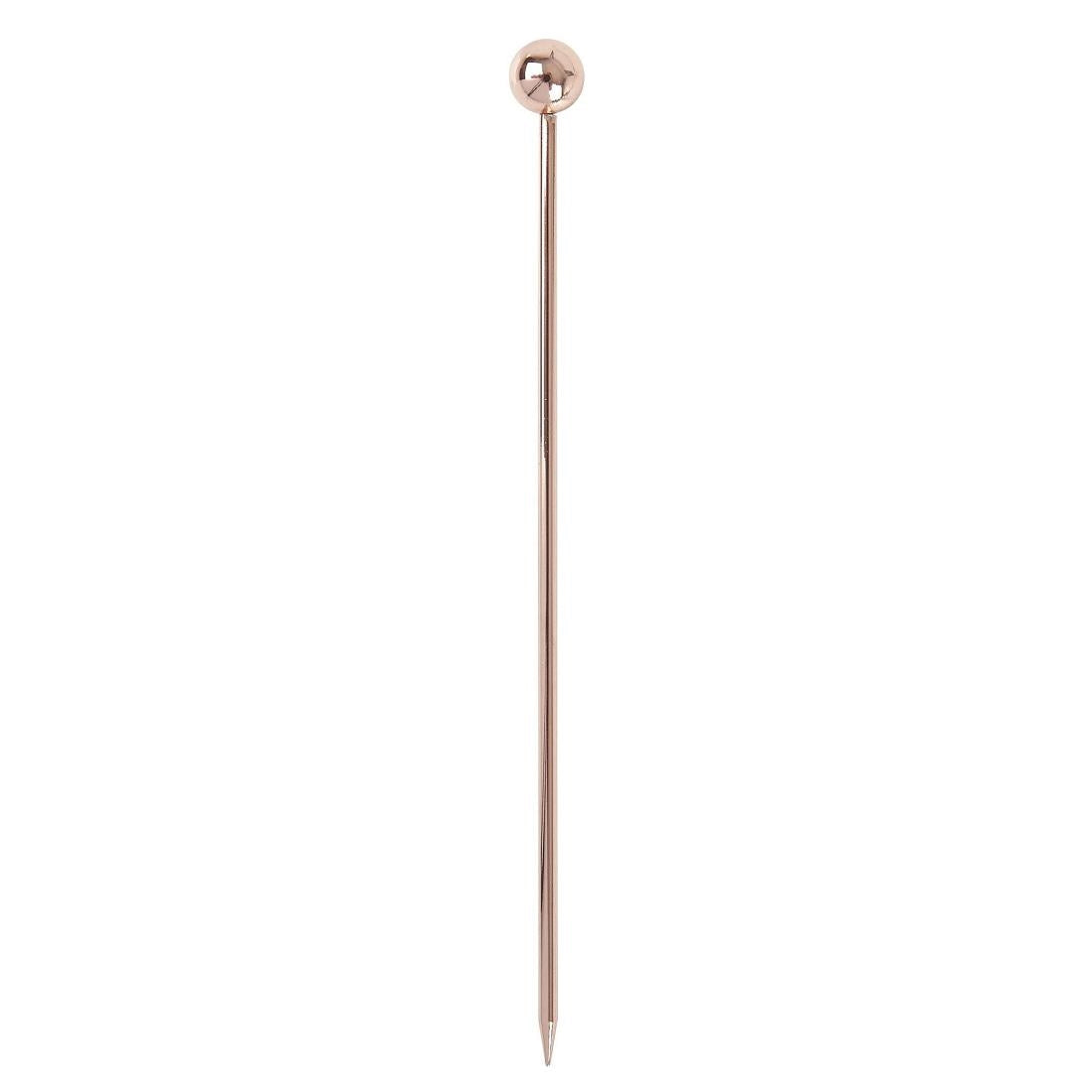 Beaumont Ball Garnish Pick Copper Plated (Pack of 10)