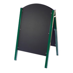 Beaumont Curved Top A-Board Green 1100x680mm