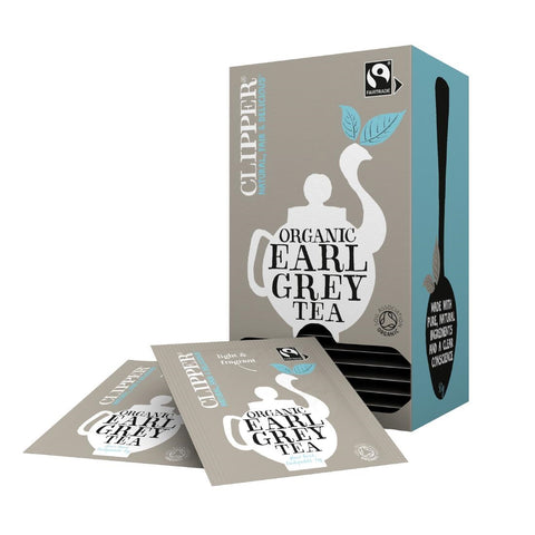 Clipper Fairtrade Organic Speciality Earl Grey Tea Bag Envelopes (Case of 6 x 25)