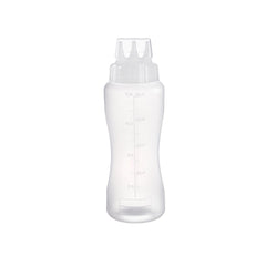 Araven Squeeze Sauce Bottle 3 Nozzles 50cl White