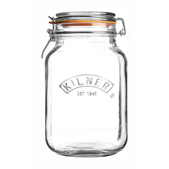 Kilner Clip Top Square Jar 2000ml