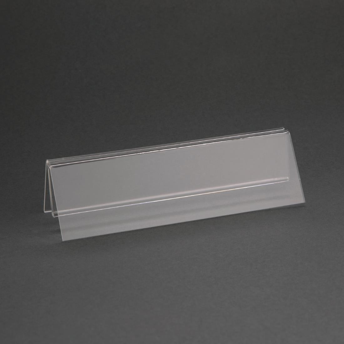 Wide Base Acrylic Menu Holder