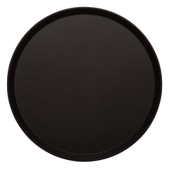 Cambro Treadlite Fibreglass Round Non-Slip Tray Black 405mm
