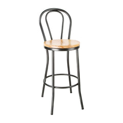 Bolero Clarisse High Stools Metallic Grey (Pack of 1)